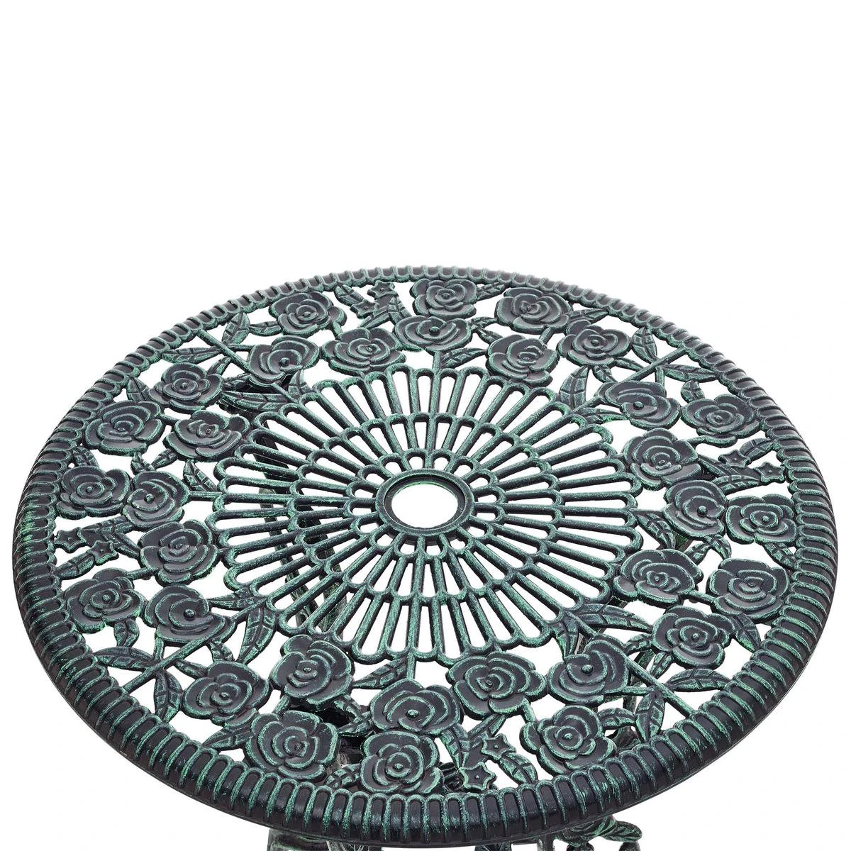 Bistroset Balkonset Gietijzer Tuintafel En 2 Tuinstoelen Groen 6 Bistroset Balkonset Gietijzer Tuintafel En 2 Tuinstoelen Groen - Afbeelding 6