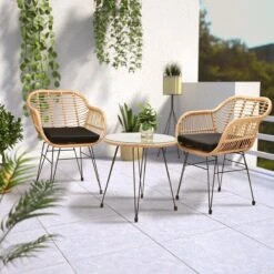 Casaria Tuinset Bali 3 Delig – 1 Tafel/2 Stoelen – Naturel Zwart 14 Casaria Tuinset Bali 3 Delig – 1 Tafel/2 Stoelen – Naturel Zwart -Optimaal Tuinmeubel Winkel 1200x1200 1142