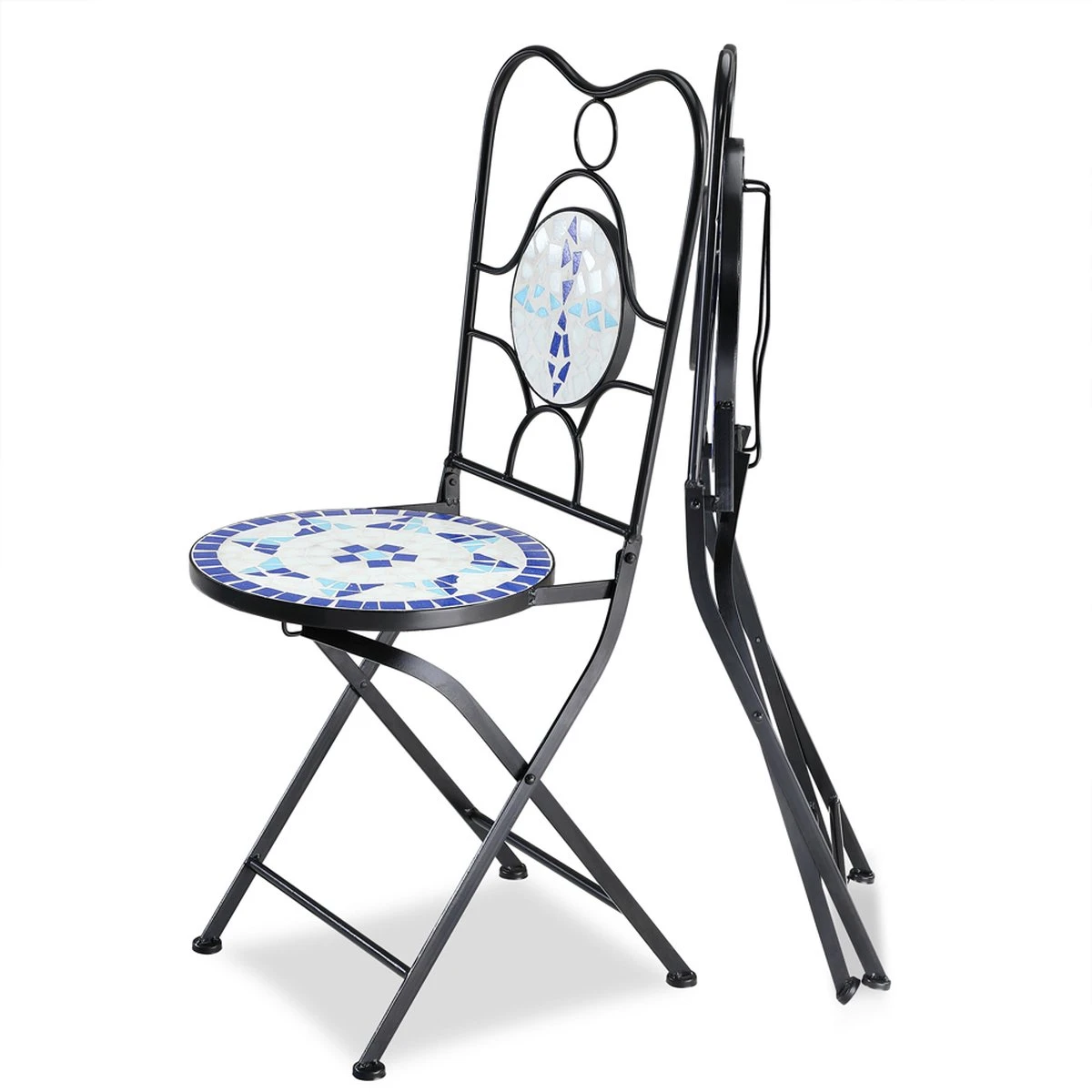 Merkloos Mozaïek Bistroset Neptun - 3-delig 2 Merkloos Mozaïek Bistroset Neptun - 3-delig - Afbeelding 2