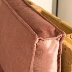 2L Home & Garden Rugkussen Velvet Oud Roze - 120 X 40cm -Optimaal Tuinmeubel Winkel 1200x1200 1210
