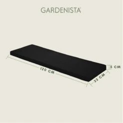 Gardenista Tuinbank Kussen - Bank Meubilair Buiten 2-zitter ZitKussen - Bankkussen Voor Tuin - Zitkussen Voor Tuinbank - Zachte En Lichtgewicht Waterbestendig Materiaal -Optimaal Tuinmeubel Winkel 1200x1200 1225