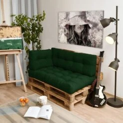 Beautissu Style – Palletkussen Set – 1x Zitkussen 120x80 Cm & 1x Rugkussen 120x40 Cm – Donker Groen 14 Beautissu Style – Palletkussen Set – 1x Zitkussen 120x80 Cm & 1x Rugkussen 120x40 Cm – Donker Groen -Optimaal Tuinmeubel Winkel 1200x1200 1226