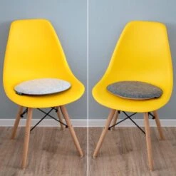 30mm Vilten Zitkussen Rond - Ø 35cm Stoelkussen Stoelpad Zacht 2-kleurig Grijs -Optimaal Tuinmeubel Winkel 1200x1200 1246