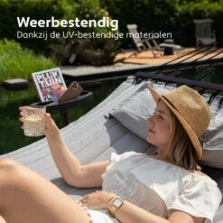 Vita5 Hangmat Met Standaard En Spreidstok – 2 Persoons – Incl. Bekerhouder - Afneembaar Kussen – Uv-bestendig – Lichtgrijs 20 Vita5 Hangmat Met Standaard En Spreidstok – 2 Persoons – Incl. Bekerhouder - Afneembaar Kussen – Uv-bestendig – Lichtgrijs -Optimaal Tuinmeubel Winkel 1200x1200 1275