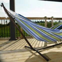 Hangmat Met Standaard En Opbergtas – 2 Persoons – Max. Draaggewicht 200Kg – Hangmatset – Hangmatten – Hang Mat Voor Binnen En Buiten – Hangmatstandaard – Hammock – Blauw / Groen 15 Hangmat Met Standaard En Opbergtas – 2 Persoons – Max. Draaggewicht 200Kg – Hangmatset – Hangmatten – Hang Mat Voor Binnen En Buiten – Hangmatstandaard – Hammock – Blauw / Groen -Optimaal Tuinmeubel Winkel 1200x1200 1346