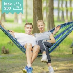 Dubbele Hangmat Blauw - 1 Of 2 Persoons - Lig Oppervlak 190x150cm - Lengte 260cm 12 Dubbele Hangmat Blauw - 1 Of 2 Persoons - Lig Oppervlak 190x150cm - Lengte 260cm -Optimaal Tuinmeubel Winkel 1200x1200 1358