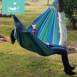 Dubbele Hangmat Blauw - 1 Of 2 Persoons - Lig Oppervlak 190x150cm - Lengte 260cm 15 Dubbele Hangmat Blauw - 1 Of 2 Persoons - Lig Oppervlak 190x150cm - Lengte 260cm -Optimaal Tuinmeubel Winkel 1200x1200 1360