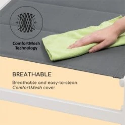 Blumfeldt Renazzo Lounge Ligstoel - Ligbed Voor De Tuin - Aluminium Tuinstoel - 6 Standen - Waterafstotend - Bekleding Van 70 % Pvc En 30 % Polyetheen - Grijs -Optimaal Tuinmeubel Winkel 1200x1200 167