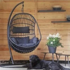 Hangstoel Sturdy Frame Zwart -Optimaal Tuinmeubel Winkel 1200x1200 210
