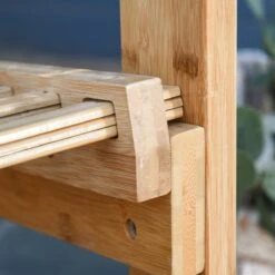 Outsunny Tuin Schommelstoel, Relaxstoel, Tuinstoel, Bamboe Multiplex Naturel 84A-171 -Optimaal Tuinmeubel Winkel 1200x1200 239