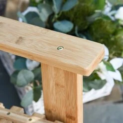 Outsunny Tuin Schommelstoel, Relaxstoel, Tuinstoel, Bamboe Multiplex Naturel 84A-171 -Optimaal Tuinmeubel Winkel 1200x1200 241