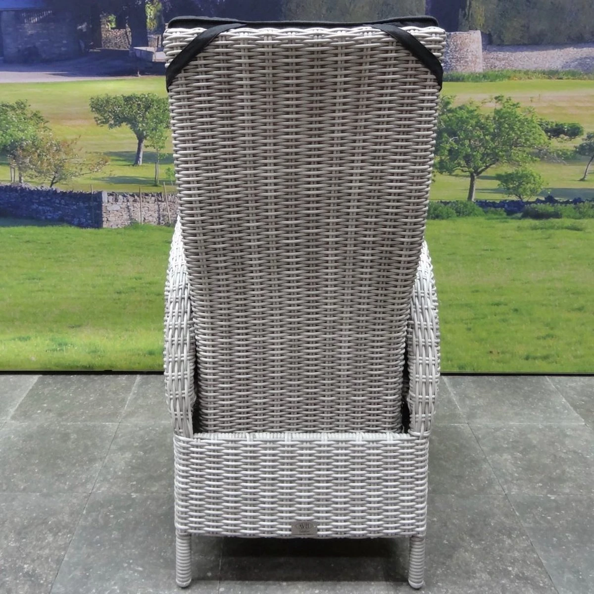 Menorca Dining Tuinstoel Verstelbaar Wit Grijs 5 Menorca Dining Tuinstoel Verstelbaar Wit Grijs - Afbeelding 5