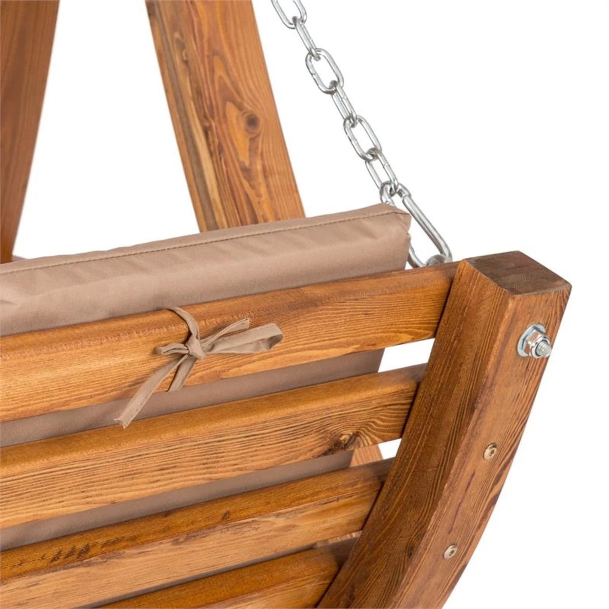 Bermuda Hollywoodschommel Tuinschommelbank 130 Cm 2-zits Zonneluifel 2 Bermuda Hollywoodschommel Tuinschommelbank 130 Cm 2-zits Zonneluifel - Afbeelding 2