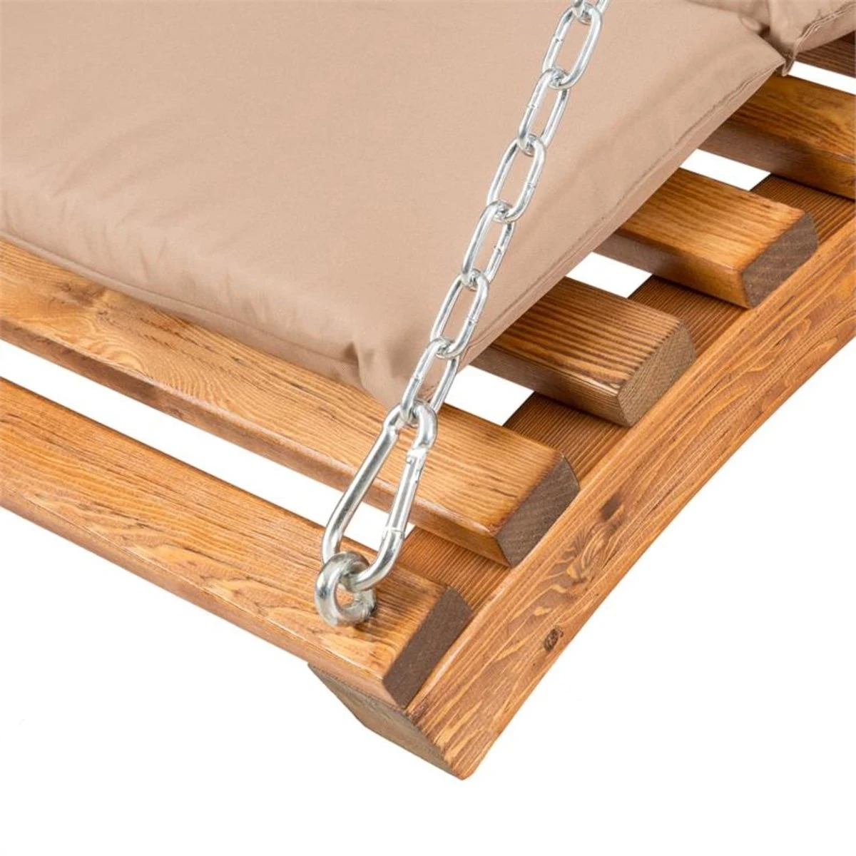 Bermuda Hollywoodschommel Tuinschommelbank 130 Cm 2-zits Zonneluifel 3 Bermuda Hollywoodschommel Tuinschommelbank 130 Cm 2-zits Zonneluifel - Afbeelding 3