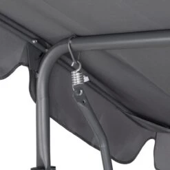 Merkloos Casaria Hollywood Schommel - Antraciet - Incl. Zonnekap -Optimaal Tuinmeubel Winkel 1200x1200 298