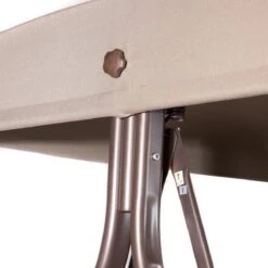 SORARA® Luxe Schommelbank Met Zonnescherm - Bruin - Zware Kwaliteit. -Optimaal Tuinmeubel Winkel 1200x1200 331