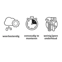 Keter Montero Tuinbank - 3-personen - 150x62,5x89cm – Grafiet -Optimaal Tuinmeubel Winkel 1200x1200 345