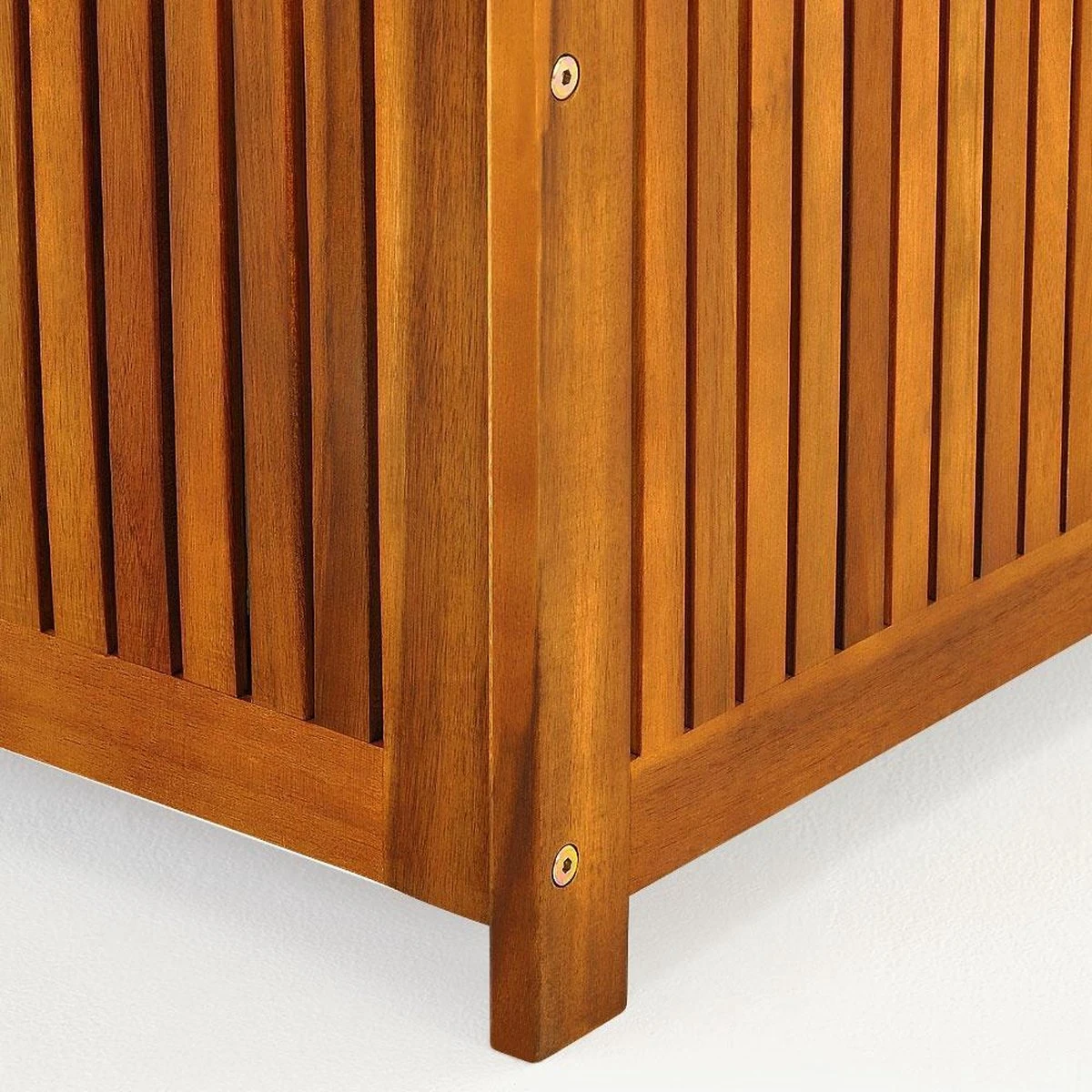 Casaria Opbergbox Acacia Hout – Weerbestendig 115cm - Bruin 4 Casaria Opbergbox Acacia Hout – Weerbestendig 115cm - Bruin - Afbeelding 4