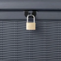 Keter - Borneo Opbergbox - 416 Liter - 129.5 X 62.5 X 70 Cm - Antraciet -Optimaal Tuinmeubel Winkel 1200x1200 460