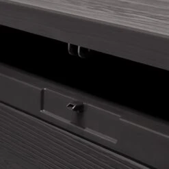 Merkloos Woody Tuin Opbergbox - 324 Liter 45x120x60 Cm - Tuinkussenbox - Antraciet/bruin -Optimaal Tuinmeubel Winkel 1200x1200 480