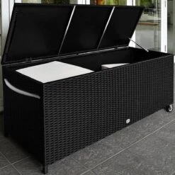 Casaria Wicker Opbergbox - Waterdicht 121,5cm Met Wielen - Grijs 12 Casaria Wicker Opbergbox - Waterdicht 121,5cm Met Wielen - Grijs -Optimaal Tuinmeubel Winkel 1200x1200 484