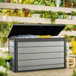 Keter Denali Opbergbox - 757L - 152x73x90cm - Grafiet -Optimaal Tuinmeubel Winkel 1200x1200 491