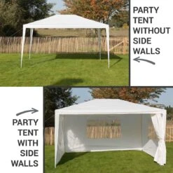 MaxxGarden Partytent - Paviljoen - 3x4m - Incl. Zijwanden - Waterdicht - Wit -Optimaal Tuinmeubel Winkel 1200x1200 520