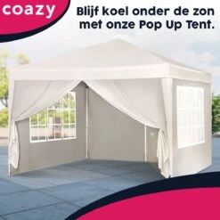 Waterdichte Partytent 3x3 Meter Opvouwbaar Met Zijwanden- Paviljoen Met Zijpanelen - Easy Up - Pop-up Tent Met Haringen, Touw En Anti Slip Poten 11 Waterdichte Partytent 3x3 Meter Opvouwbaar Met Zijwanden- Paviljoen Met Zijpanelen - Easy Up - Pop-up Tent Met Haringen, Touw En Anti Slip Poten -Optimaal Tuinmeubel Winkel 1200x1200 546