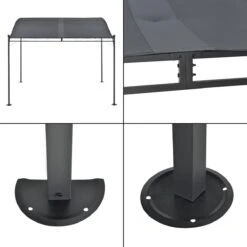 Pergola Tuinpaviljoen 300x250x243 Cm Antraciet Donkergrijs -Optimaal Tuinmeubel Winkel 1200x1200 571