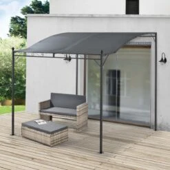 Pergola Tuinpaviljoen 300x250x243 Cm Antraciet Donkergrijs -Optimaal Tuinmeubel Winkel 1200x1200 572
