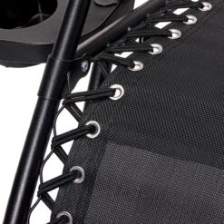 LifeGoods Opvouwbare Tuinstoelen - Verstelbaar Zonnescherm - 2 Stuks - 30°-90° Verstelbaar - Metaal - Zwart -Optimaal Tuinmeubel Winkel 1200x1200 60