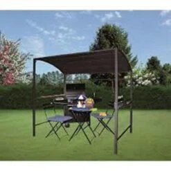 Merkloos Barbecue Overkapping Afm. 233 X 145 Cm Zwart -Optimaal Tuinmeubel Winkel 1200x1200 609