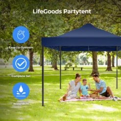 LifeGoods Partytent - 3x4.5 M - Easy Up - Opvouwbaar - Waterdicht - Draagtas Met Wieltjes - Donkerblauw 12 LifeGoods Partytent - 3x4.5 M - Easy Up - Opvouwbaar - Waterdicht - Draagtas Met Wieltjes - Donkerblauw -Optimaal Tuinmeubel Winkel 1200x1200 629