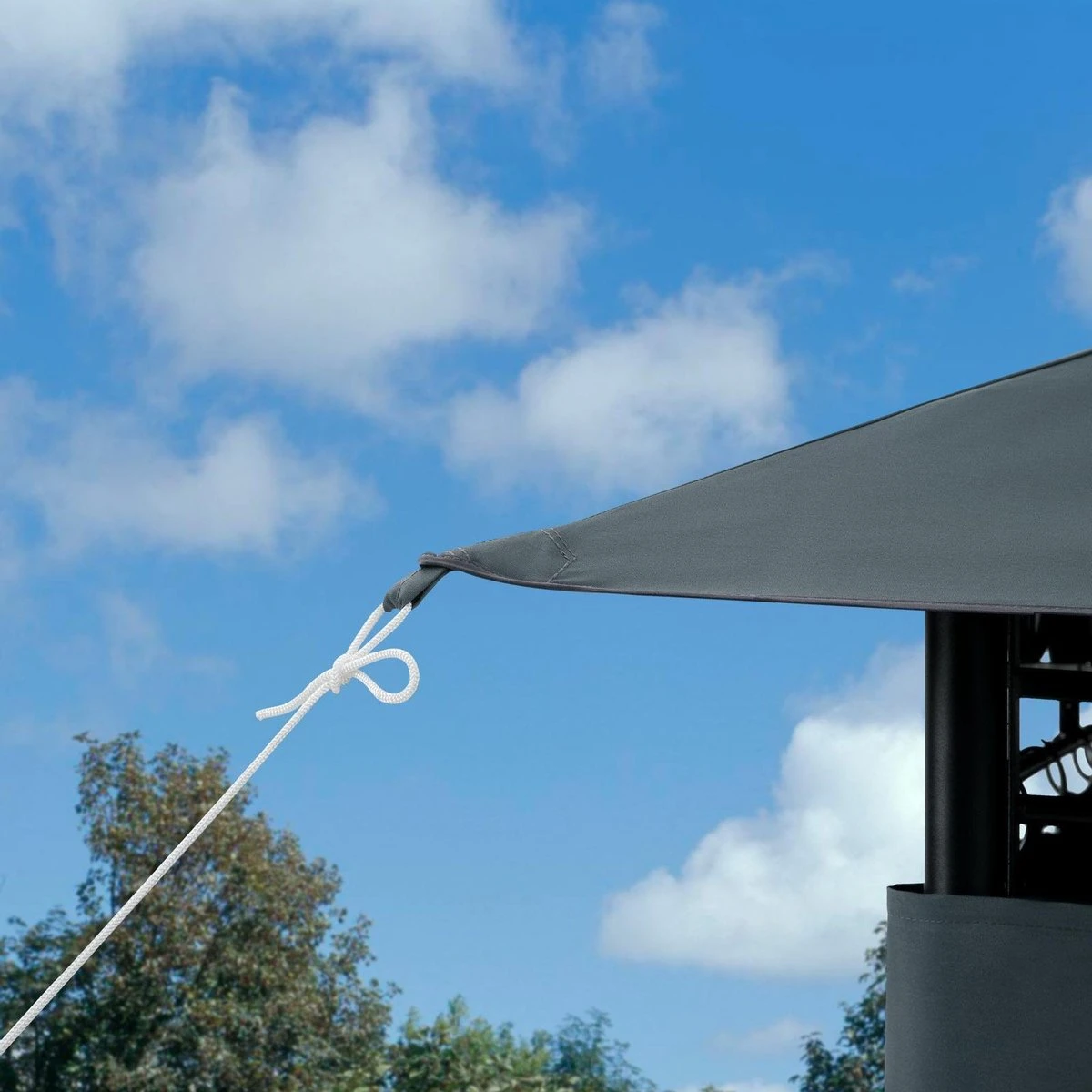 Casaria Paviljoen Topas 3x4m - UV-bescherming 50+ - Antraciet 12 Casaria Paviljoen Topas 3x4m - UV-bescherming 50+ - Antraciet - Afbeelding 12