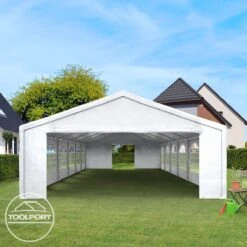 Hoogwaardige Partytent 3x6 M Van 240 G/m² PE Zeil Tuintent Feesttent Waterdicht In Wit 21 Hoogwaardige Partytent 3x6 M Van 240 G/m² PE Zeil Tuintent Feesttent Waterdicht In Wit -Optimaal Tuinmeubel Winkel 1200x1200 682