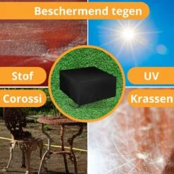 Beschermhoes Tuinmeubelen - Tuintafel - Loungeset - Tuinset - 213x132x74 Cm -Optimaal Tuinmeubel Winkel 1200x1200 716