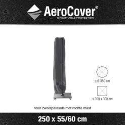 AeroCover Parasolhoes - Zweef Parasols - Grijs - 250x55 Cm (HxB) 26 AeroCover Parasolhoes - Zweef Parasols - Grijs - 250x55 Cm (HxB) -Optimaal Tuinmeubel Winkel 1200x1200 738