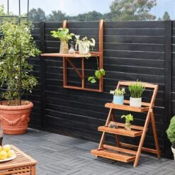 Merkloos Casaria Balkontafel - FSC®-Gecertificeerd Acaciahout – Hangend – Bruin 21 Merkloos Casaria Balkontafel - FSC®-Gecertificeerd Acaciahout – Hangend – Bruin -Optimaal Tuinmeubel Winkel 1200x1200 780