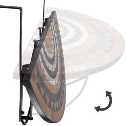 Tectake - Balkontafel Mozaïek Klapbaar - 402774 -Optimaal Tuinmeubel Winkel 1200x1200 794