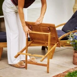 Merkloos EezyLife Houten Bijzettafel - 46x46x46cm - Acacia Hout - Tuintafel 15 Merkloos EezyLife Houten Bijzettafel - 46x46x46cm - Acacia Hout - Tuintafel -Optimaal Tuinmeubel Winkel 1200x1200 812