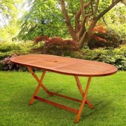 Merkloos Tuintafel Acaciahout - 160x85x75cm - FSC-gecertificeerd -Optimaal Tuinmeubel Winkel 1200x1200 836