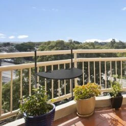 Relaxdays Balkontafel Inklapbaar, Balkon Tafel Rotan, Hangtafel Reling - Zwart 19 Relaxdays Balkontafel Inklapbaar, Balkon Tafel Rotan, Hangtafel Reling - Zwart -Optimaal Tuinmeubel Winkel 1200x1200 877