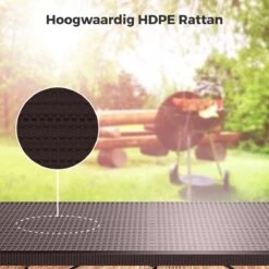 LifeGoods Klaptafel - Inklapbaar - 180 Cm - 6 Tot 8 Personen - Bruin -Optimaal Tuinmeubel Winkel 1200x1200 941