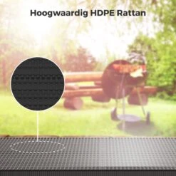 LifeGoods Klaptafel - Inklapbaar - 120 Cm - 4 Personen - Zwart -Optimaal Tuinmeubel Winkel 1200x1200 949