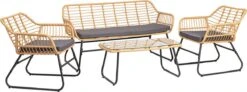 Milton & Oldbrook Tuinset 4-delig Kilsund Naturel -Optimaal Tuinmeubel Winkel 1200x449 1