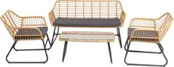 Milton & Oldbrook Tuinset 4-delig Kilsund Naturel -Optimaal Tuinmeubel Winkel 1200x460 1