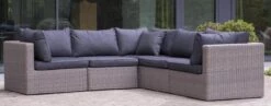 Weersbestendige Beschermhoes Voor Hoekbank | 250/90 X 250/90 X 70 Cm (L-vorm) - Tuinbank / L-Vorm -Waterdicht - Grijs -Optimaal Tuinmeubel Winkel 1200x472 1