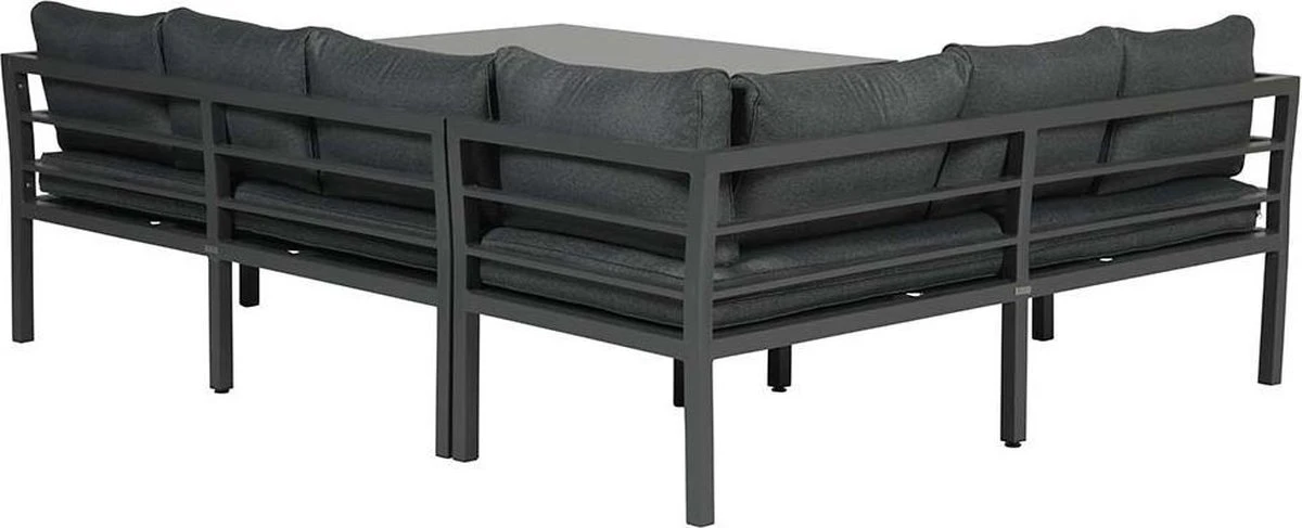 Blakes Lounge Diningset - 4 Delig - Donker Grijs 7 Blakes Lounge Diningset - 4 Delig - Donker Grijs - Afbeelding 7