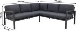 Wellington Lounge Dining Set - Carbon Black 22 Wellington Lounge Dining Set - Carbon Black -Optimaal Tuinmeubel Winkel 1200x500