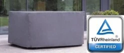 Weersbestendige Beschermhoes Tuinset (S) | 165 X 135 X 95 Cm | Premium | Waterproof | TÜV Rheinland Gecertificeerd | Hoes Voor Tuin | Waterdicht | Solution Dyed (verkleuring Onmogelijk) | Grijs / Antraciet -Optimaal Tuinmeubel Winkel 1200x511 2